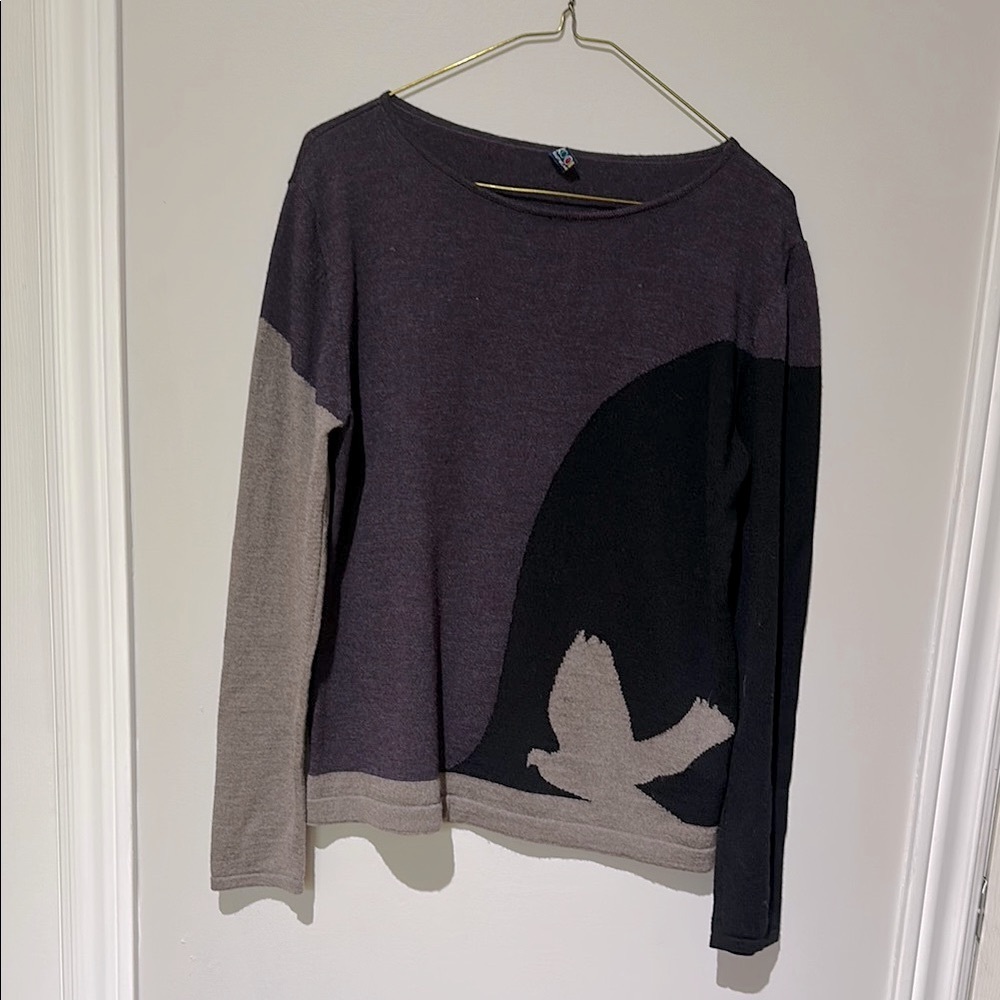 Kool Knitwear Purple Sweater